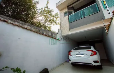 Sobrado com 3 dormitórios à venda, 116 m² por r$ 635.000,00 - vila linda - santo andré/sp