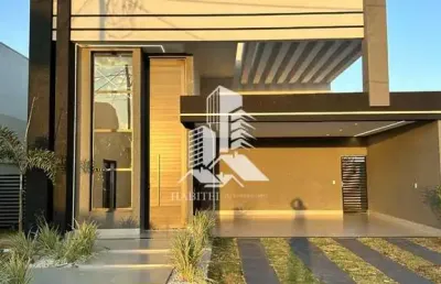 Casa em condomínio fechado com 3 quartos à venda na alameda escócia, 1, terras alpha residencial 1, senador canedo por r$ 1.095.000