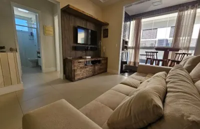 Apartamento 2 dormitórios na praia de palmas, 150 metros do mar e mobiliado