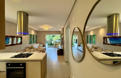 Lindo apartamento mobiliado e decorado! 2 quartos sendo 1 suíte, na praia de palmas para venda