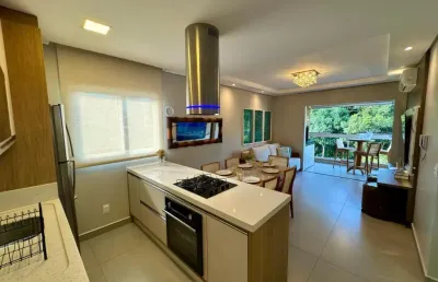 30% de entrada e 36x direto! lindo apartamento mobiliado e decorado! 2 quartos sendo 1 suíte, na praia de palmas para venda