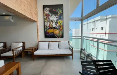 Apartamento alto padrão na praia das astúrias guarujá sp.