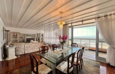Apartamento alto padrão na praia das pitangueiras, guarujá/sp
