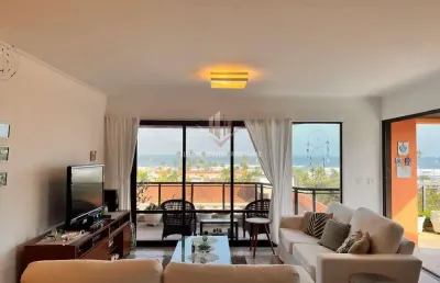 Cobertura pent house na praia da enseada, guarujá/sp