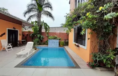 Casa com 5 quartos à venda no Tombo, Guarujá 