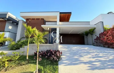 Reserva marajoara - casa térrea moderna no condomínio reserva marajoara em jundiaí/sp