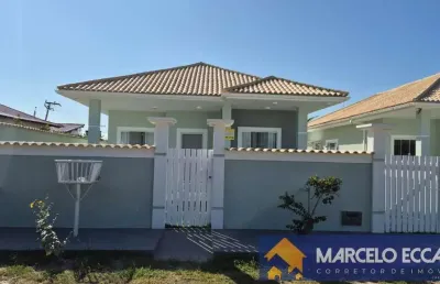 Casa para venda em araruama, praia seca, 3 dormitórios, 2 suítes, 1 banheiro