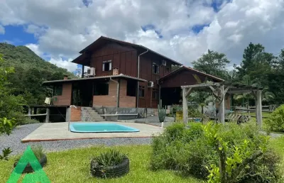 Chácara / sítio com 3 quartos à venda no warnow, indaial  por r$ 985.000