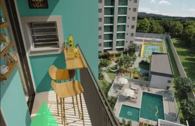 Apartamento com 2 quartos à venda no salto do norte, blumenau , 50 m2 por r$ 309.000