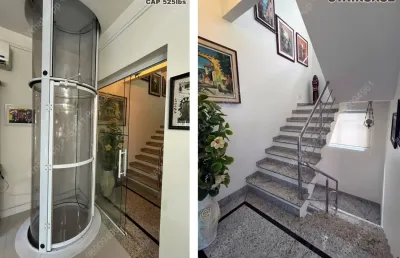 Sobrado, vila rica, gonzaga, canal 3, elevador, 3 suites, 4 dorm, 4vagas