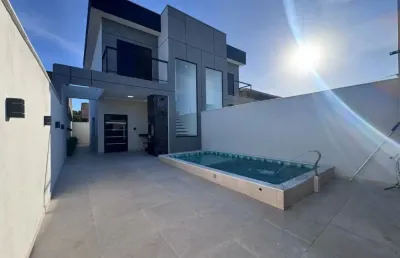 Linda casa com 2 suítes e área gourmet à venda em itanhaém, litoral su de são paulo