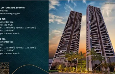 Apartamento 03 suítes alto luxo à venda na rua da aurora