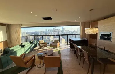 Apartamento mobiliado e decorado alto luxo no vila da serra