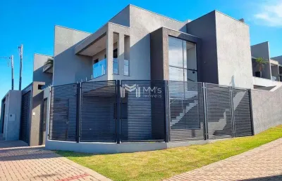 Sobrado à venda em cascavel, recanto tropical, com 3 quartos, com 111.32 m²
