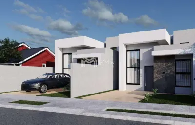 Casa à venda em cascavel, esmeralda, com 2 quartos, com 54 m²
