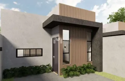 Casa à venda em cascavel, paraiso tropical, com 2 quartos, com 58 m²