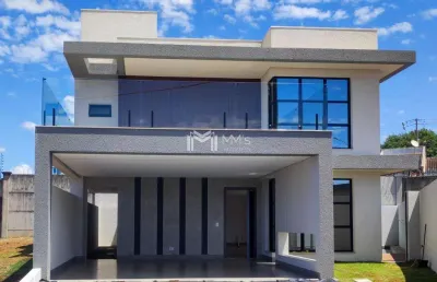 Sobrado à venda em toledo, pinheirinho, com 3 suítes, com 166.42 m², villa firenze, toledo