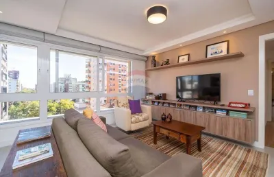 Apartamento à venda  projetado e mobiliado com 90 m, 2 suítes, lavabo, churrasqueira, infraestrutura e rooftop! 2 vagas- menino deus -r$ 1.010.000,00