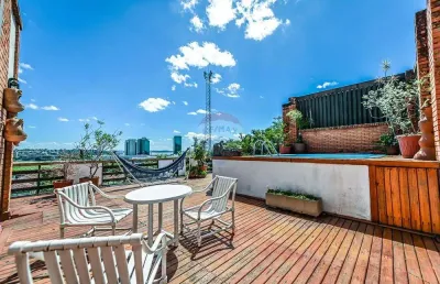 Cobertura estilo casa com 234m² no bairro cristal - vista perene para o rio guaiba!