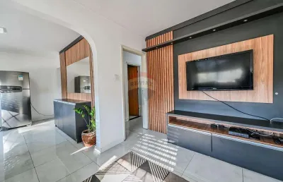 Apartamento mobiliado com 3 dormitórios farroupilha/azenha/santana