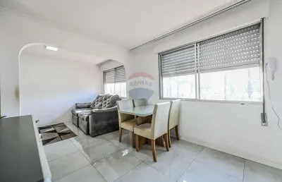 Apartamento mobiliado com 3 dormitórios farroupilha/azenha/santana