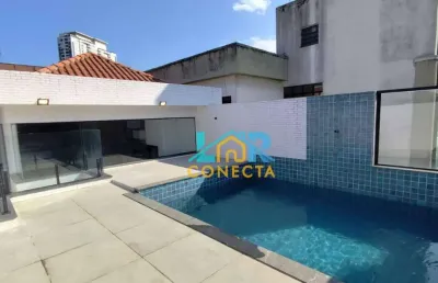 Casa com 3 dormitórios à venda, 262 m² por r$ 1.939.000,00 - boqueirão - santos/sp