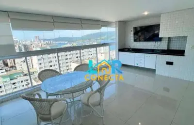 Apartamento com 3 dormitórios para alugar, 135 m² por r$ 11.500,00/mês - embaré - santos/sp