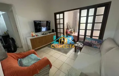 Apartamento com 2 dormitórios à venda, 74 m² por r$ 355.000,00 - josé menino - santos/sp