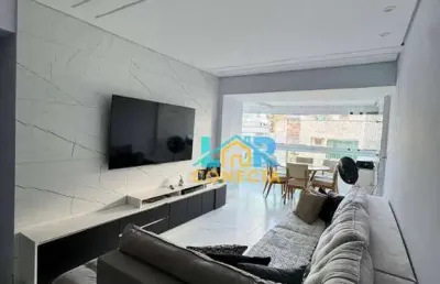 Apartamento com 3 dormitórios, 116 m² - venda por r$ 954.000,00 ou aluguel por r$ 5.500,00/mês - aviação - praia grande/sp