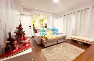 Apartamento com 3 dormitórios para alugar, 82 m² por r$ 10.500,00/mês - josé menino - santos/sp