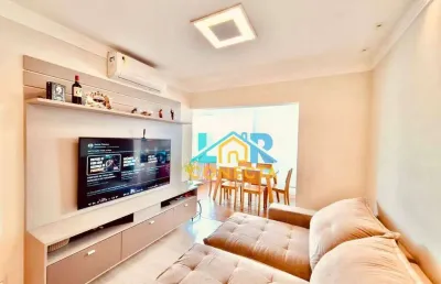 Apartamento com 3 dormitórios para alugar, 88 m² por r$ 8.500,00/mês - campo grande - santos/sp