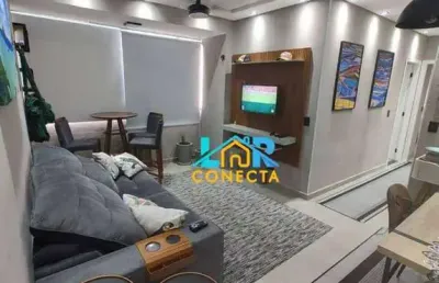Apartamento com 2 dormitórios para alugar, 70 m² por r$ 3.200,00/mês - canto do forte - praia grande/sp