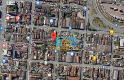 Terreno à venda, 1250 m² por r$ 3.750.000,00 - vila matias - santos/sp