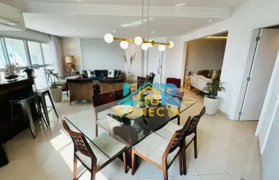 Apartamento com 3 dormitórios para alugar, 200 m² por r$ 15.000,00/mês - ponta da praia - santos/sp