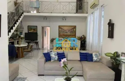 Sobrado com 4 dormitórios à venda, 408 m² por r$ 2.491.000,00 - vila matias - santos/sp