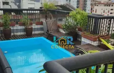 Apartamento duplex, 400 m² - venda por r$ 2.385.000,00 ou aluguel por r$ 17.000,00/mês - embaré - santos/sp