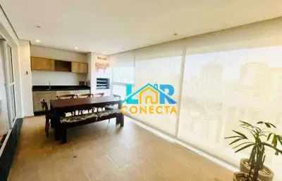 Apartamento com 3 dormitórios para alugar, 132 m² por r$ 11.000,00/mês - ponta da praia - santos/sp