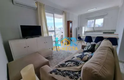 Apartamento com 1 dormitório para alugar, 54 m² por r$ 3.800,00/mês - boqueirão - santos/sp