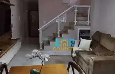 Sobrado com 3 dormitórios à venda, 128 m² por r$ 658.000,00 - mirim - praia grande/sp