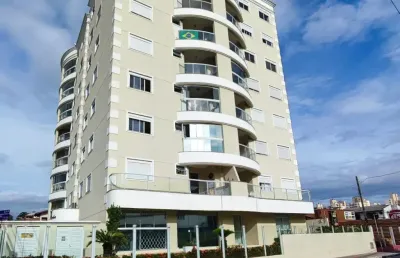 Apartamento vista mar com 2 quartos, sendo 1 suíte à venda no bairro areias, são josé