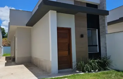 Casas linear em são francisco jacaraipe - 3 quartos com suíte