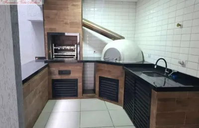 Sobrado com acabamento de qualidade e área gourmet completa a 1 quadra da conselheiro carrão
