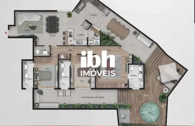 Apartamento à venda, 3 quartos, 3 suítes, 2 vagas, serra - belo horizonte/mg