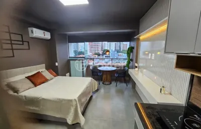Studio todo montado pra você se mudar já, e em grande estilo!