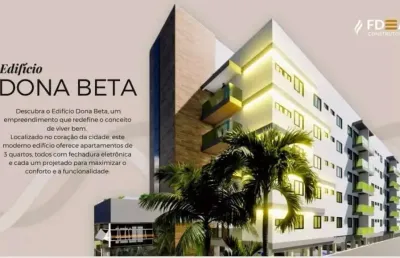 Apartamento próximo a orla 3, com 3 quartos sendo um suíte - ap52