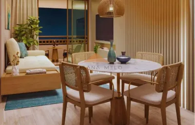 Apartamento 1 quarto beira mar de carneiros | carneiros atlântico flats e resort