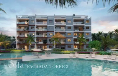 Apartamento 3 quartos térreo com piscina privativa no orla resort na praia dos carneiros – 130m² | sofisticação e conforto de um resort