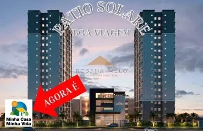 Pátio solare | 2 quartos | viva em boa viagem com os benefícios da faixa 4 do minha casa minha vida