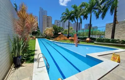 Boa viagem, vista mar definida,156m,4 quartos,3 vagas,piscina com raia, lazer completo.