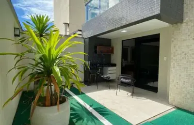 Apartamento com 3 quartos para alugar na av. lomanto júnior, 528 - pontal, pontal, ilhéus por r$ 4.800 por dia
